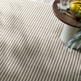 thumbnail image 5 of Pinstripe Brown/Ivory Handwoven Indoor/Outdoor Rug, 5' x 8', 5 of 5