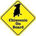 thumbnail image 4 of 5.25in x 5.25in Chiweenie On Board Sticker, 4 of 4