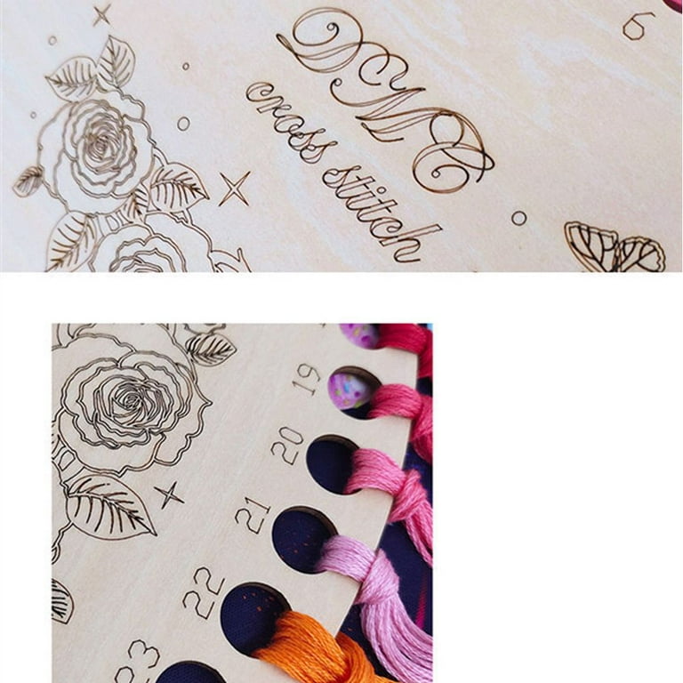 DIY Embroidery Organizer Kit castle, Cross Stitch Kit, Floss Holder,  Plywood Sewing Organizer -  Finland