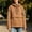 #0106-Brown, variant on Womens Anorak Long Sleeve Half Zip Hooded Waterproof Windbreaker with Pockets Lightweight Outdoor Hiking Jacket