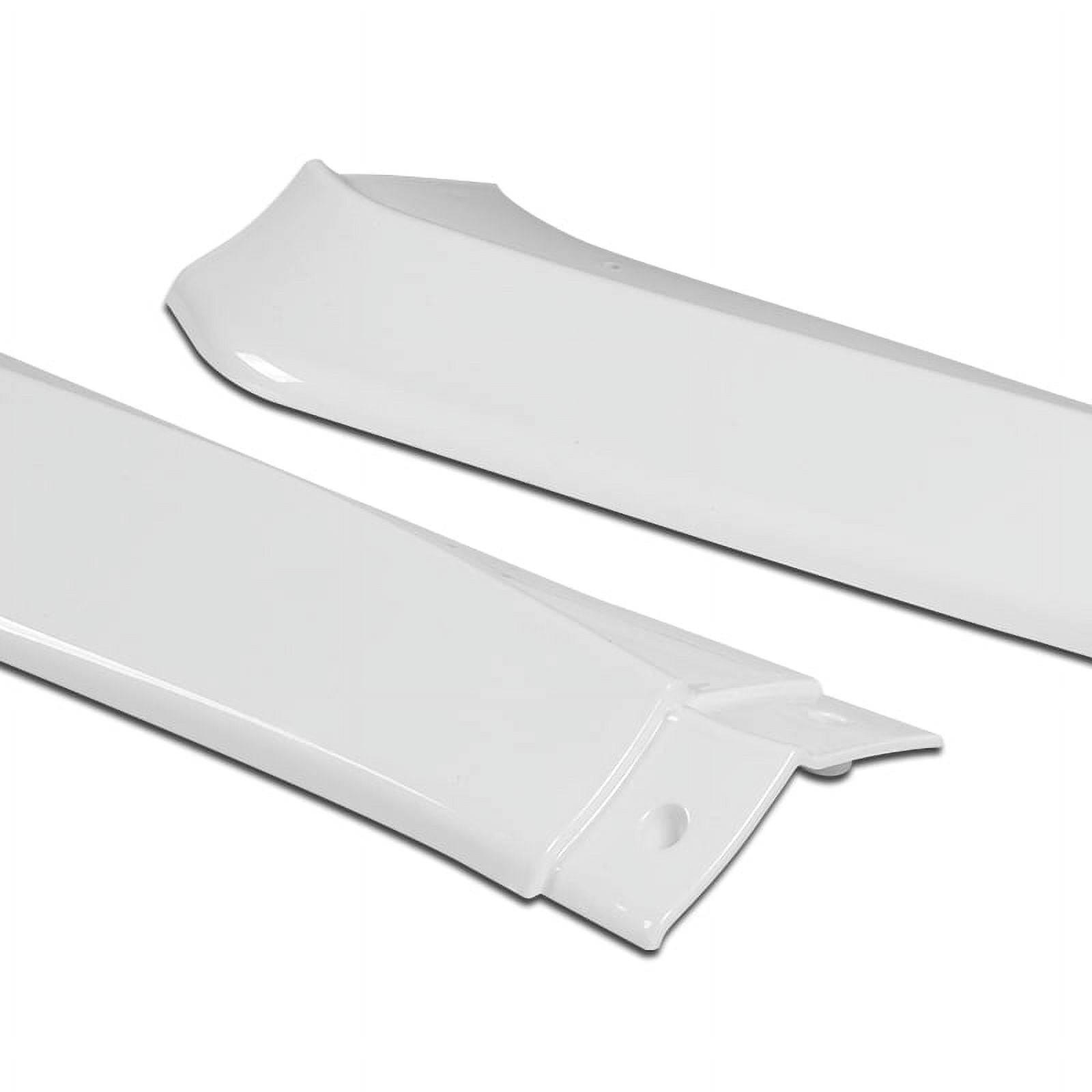 Stay Tuned Performance For 2013-2015 Honda Civic Sedan Painted White Aero-Style Front Bumper Body Lip