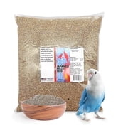Morning Bird Japanese Millet Seed Bag 9 lbs - Healthy & Nutritious Pet Bird Food to Support Health & Immunity - Rich in Vitamins and Supplements – Ideal Bird Feed for All Seed Eating Birds