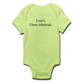thumbnail image 1 of CafePress - 2Icant I Have Rehearsal Body Suit - Baby Light Bodysuit, 1 of 1