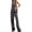 Gray, variant on Women Two Piece Denim Set Button Down Backless Tank Top and Wide Leg Jeans 2 Piece Outfit Suits