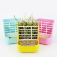 thumbnail image 4 of SeekLGTRabbit Hay Feeder and Food Bowl 2 in 1 Cage Mounted Small Animal Feeder with Stainless Steel Edge for Guinea Pigs and Chinchillas, 4 of 4