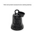 thumbnail image 4 of Maytalsory Hanging Bell Polished Engraved Motorcycle Keychain Pendant Ornament 1Set, 4 of 6