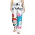 thumbnail image 2 of Lsque Gnomes Summer Print Women's Pajama Pants, Lounge Pant - Comfortable Home Wear,Elastic Waistband, Stylish Design-XX-Large, 2 of 9