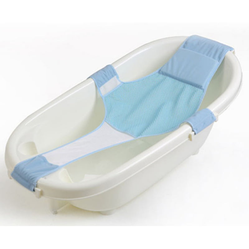 Baby Bath Seat Safety Support Adjustable Kids Bathtub Bathing Shower Net Cradle 