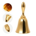 thumbnail image 3 of 1pc Zine-alloy Hand Bell Retro Call Bell Decoration Bell for Home Restaurant, 3 of 9