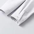 thumbnail image 6 of Boys Dress Shirt with Tie Long Sleeve Cotton Button Down Collared Blouse Tops Formal Party School Uniform 6M-14Y (1-2 Years, White), 6 of 8