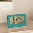 thumbnail image 4 of Teissuly Clearance Digital Alarm Clock Simples LED Large Digital Display Fashion Multi-set Alarm Clock Features Desktop Bedside Study Kitchen Clock(Green, 15.5*10.5*4cm) Teissuly WER202308175132, 4 of 6