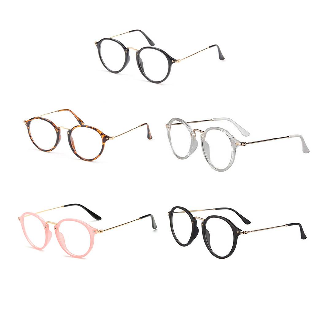 Eyeglasses Myopia glasses Round lens glasses Retro myopia glasses