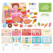 Richgv Preschool Learning Activities Busy Book for Toddlers, Workbook Learning Toys for Girls Boys 3 4 5 6 Years Old, Tracing Books Montessori Toys Autism Learning Toys for Kids with 20 Themes