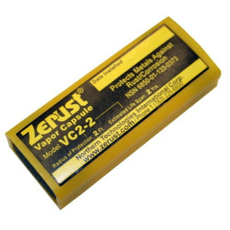 VC2-2 NoRust Vapor Capsule, Use Zerust No Rust Vapor Capsules for Gun Rust Protection During Storage By