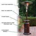 thumbnail image 3 of Hanover 7 ft. 48,000 BTU Steel Propane Patio Heater in Bronze, Gas Outdoor Heater, HAN001BR, 3 of 10
