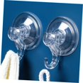 thumbnail image 5 of 5pcs Hook up Clear Hangers Wall Mounted Hooks Heavy Duty Hooks Suction Utility Hooks Kitchen Storage Hooks Suction Hooks for Reusable Hangers Suction Cup Seamless Hook Hanging Hook, 5 of 5