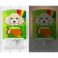 thumbnail image 2 of Buff Poodle St. Patrick's Day Ceramic Night Light, 2 of 2