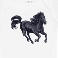 thumbnail image 4 of Inktastic Beautiful Galloping Black Horse Boys or Girls Baby Bodysuit, 4 of 5