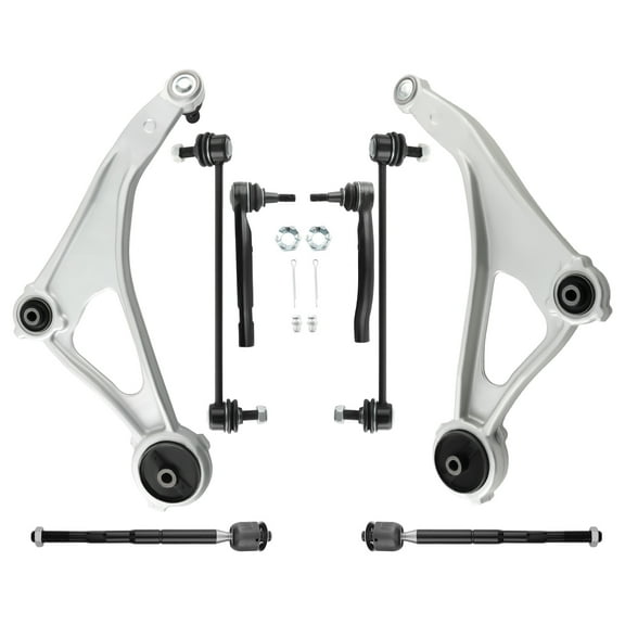 maXpeedingrods 8Pc Front Suspension Kit for Nissan Altima 2015-2018, Maxima 2016-2022, 2 Lower Control Arms w/Ball Joint 2 Sway Bar Link 4 Tie Rods