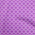 thumbnail image 1 of oneOone Cotton Flex Purple Fabric Geometrical Sewing Fabric By The Yard Printed Diy Clothing Sewing Supplies 40 Inch Wide, 1 of 4