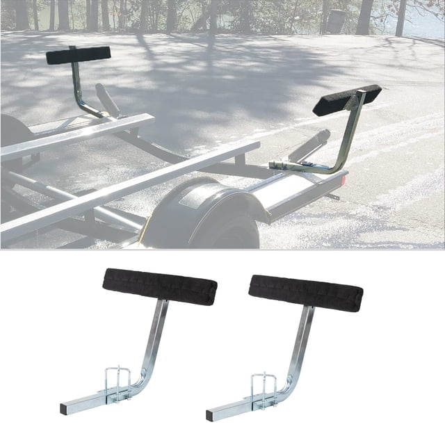 Kuafu Carpeted Boat Trailer Guide 2' Bunk Board Guide On Board Solid & Easy Operation