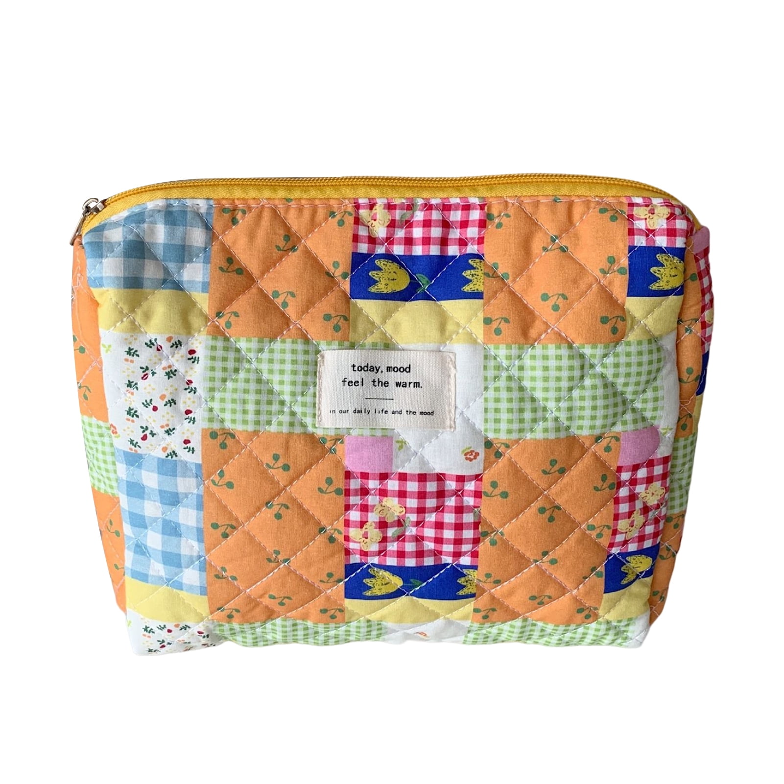 Cute Small Makeup Bag Portable Mini Travel Cosmetic Bag Zipper Lipstick