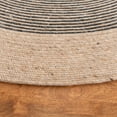 thumbnail image 3 of SAFAVIEH Braided Lars Geometric Reversible Area Rug, Beige/Black, 6' x 6' Round, 3 of 12