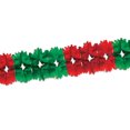 thumbnail image 2 of Beistle Club Pack of 12 Red and Green Festive Pageant Garland Decorations 14.5', 2 of 2