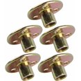 thumbnail image 2 of 5pcs 3 Trous Bride Écrou 3 Trous Brad T-Écrou Galvanisé Fer Rond Base T-Écrou (M10), 2 of 5
