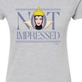 thumbnail image 3 of Disney Villains - Not Impressed - Juniors Fitted Graphic T-Shirt, 3 of 5