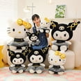thumbnail image 2 of Sanrio-gatito de peluche para decoración de habitación, muñecos Kawaii, lindo Animal de peluche, muñeco de trapo, regalo para el hogar para niñas y amigos, 2 of 4