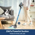 thumbnail image 5 of INSE Cordless Vacuum Cleaner,6 in 1 Powerful Stick Handheld Vacuum,25Kpa Vacuum Cleaner,45min Runtime,Lightweight Cordless Stick Vacuum for Hard Floor Carpet Pet Hair, 5 of 12