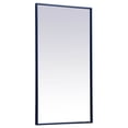 thumbnail image 6 of Home Decorative Modern Metal Frame Rectangle Mirror 20" X 36" - Blue, 6 of 7