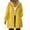 Yellow, variant on Zeagoo Women's Rain Jacket Plus Size Long Raincoat Lightweight Hooded Windbreaker Waterproof Jackets with Pockets