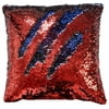 Urbanest Decorative Mermaid Throw Pillow, Red/Blue, 14"x14"