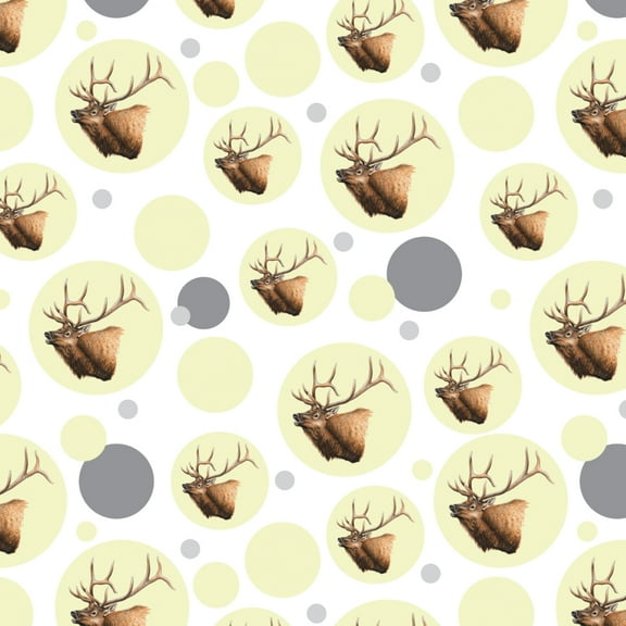 Elk Head Hunting Premium Gift Wrap Wrapping Paper Roll