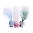 thumbnail image 4 of Mistaha Cat Ball Toy with Feather Interactive Cat Toys Throwing Colorful EVA Balls for Kittens, 4 of 8