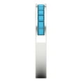 thumbnail image 4 of 0.84 ct Brilliant Princess Cut Simulated Turquoise 18K White Gold Band SZ 8.25, 4 of 6