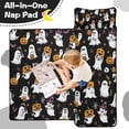 thumbnail image 4 of Black Halloween Ghosts and Pumpkins Toddler Nap Mats for Kids Preschool,59"x22" Sleeping Mat Bag or Kids,Toddler Sleeping Bag,Toddler Nap Mat or Daycare, 4 of 6