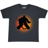 Inktastic Ice Hockey Goalie Sports Youth T-Shirt Silhouette Team Member Position