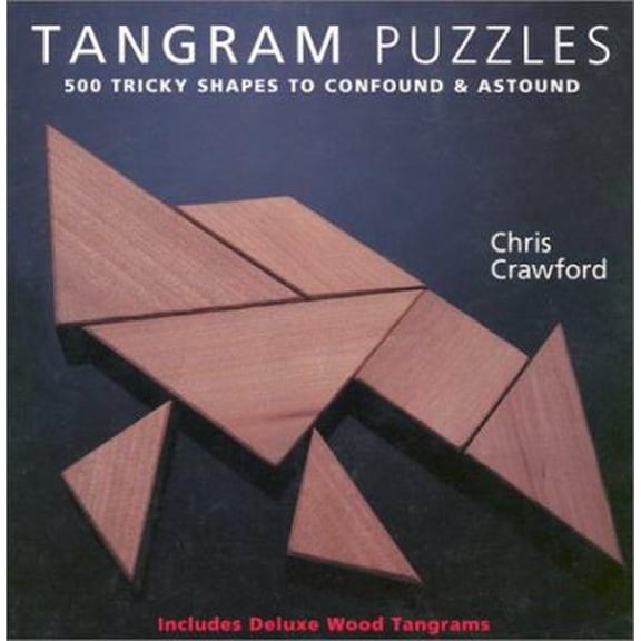Pre-Owned Tangram Puzzles: 500 Tricky Shapes to Confound & Astound/ Includes Deluxe Wood Tangrams, 9780806975894, 080697589X, Paperback,