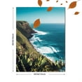 thumbnail image 3 of Ocean Coastline Canvas Wall Art， Perfect for Living Room， Bedroom， Office， Bathroom， and Hotel Decoration., 3 of 8