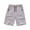02A-0313-Grey, variant on Girls Knee Length Shorts Straight Leg 𝐃rawstring Elastic Waist Loose Solid Shorts with Pocket Kids Casual Short Pants Boys Athletic Shorts Size 10-12