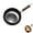 L-24cm, variant on Jinswhdre Cast Iron Skillet with Wooden Lid, Cast Iron Skillet with Lid, Japanese Iron Pan, Multi-purpose Frying Wok, Durable and Versatile Cookware, Suitable for Any Stove (L-24cm)