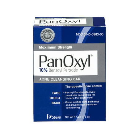 PanOxyl Acne Cleansing Bar Maximum Strength, 4.0 OZ ...