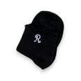 thumbnail image 5 of 3-Pack Women's Crew Socks with Ruffle Lettuce Edge Trim and Delicate Embroidered Detail, Black, 5 of 5