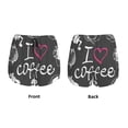 thumbnail image 5 of Lsque I Love Coffee Printed Women's Running Shorts with Liner Pockets,Elastic Quick Dry Workout Athletic Gym Yoga Shorts,Womens High Waist Shorts-X-Large, 5 of 9