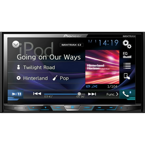 Pioneer AVH-X4800BS DVD Receiver with 7' WVGA Display, Bluetooth, Android - Walmart.com