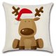thumbnail image 5 of Funda de cojín cuadrada Feliz Navidad, Fundas de almohada de lino Fundas de almohada decorativas Decoración del hogar para sala de estar Sofá Cama, 5 of 5