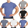 thumbnail image 7 of Chiccall Mens Muscle T Shirts Breathable Quick Dry Casual Soft Stretch Workout Gym Running Tee Tops, 7 of 7